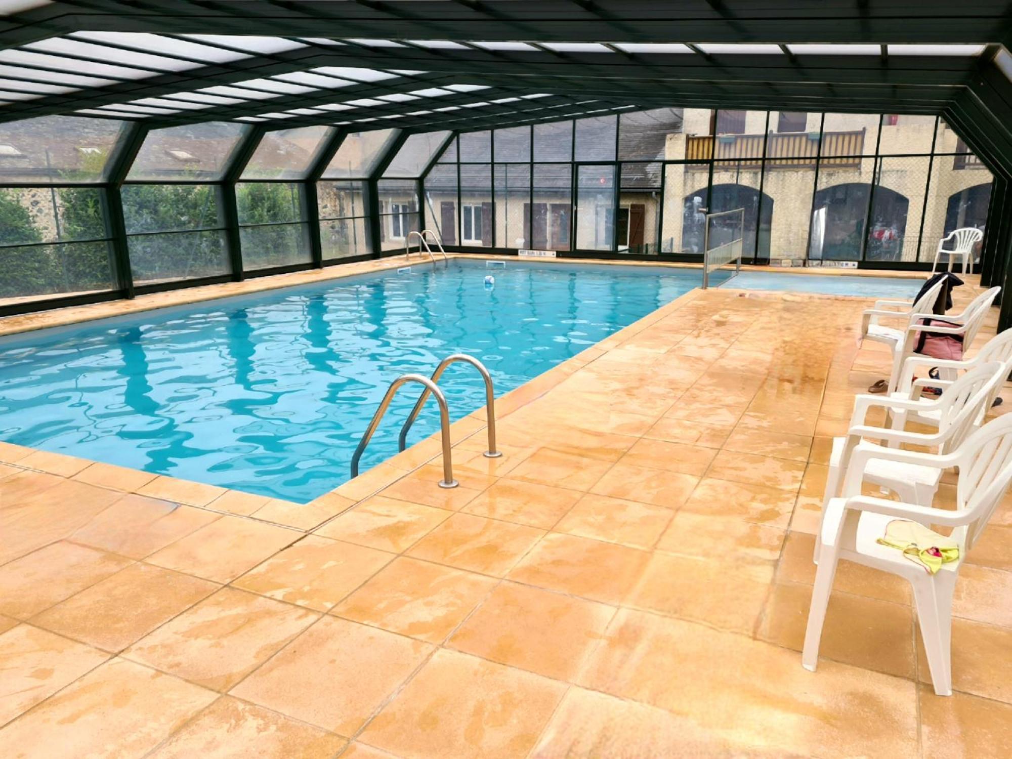 Escapade Montagne En Famille, Appartement Cosy Avec Piscine Couverte Bielle 外观 照片